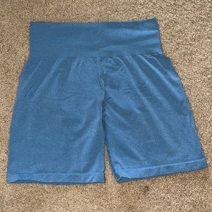NVGTN BLUE BIKER SHORTS
